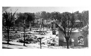 Aftermath of The Great Fire of 1922, New Bern Firemen's Museum Collection