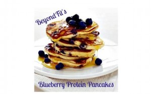 Blueberry Protein Pancakes