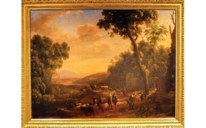 "Pastoral Landscape with Huntsmen" by Claude Lorrain