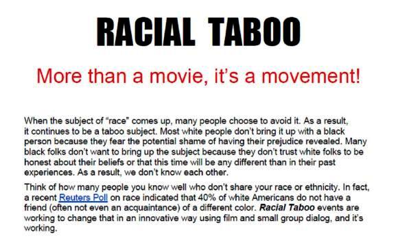 Racial Taboo