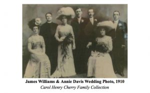 James Williams and Annie Davis Wedding Photo