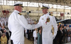 Captain Douglas Stephens Change of Command