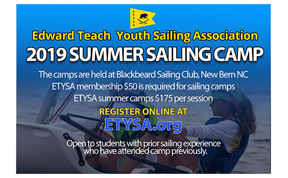 Edward Teach Youth Sailing Association Summer Camps