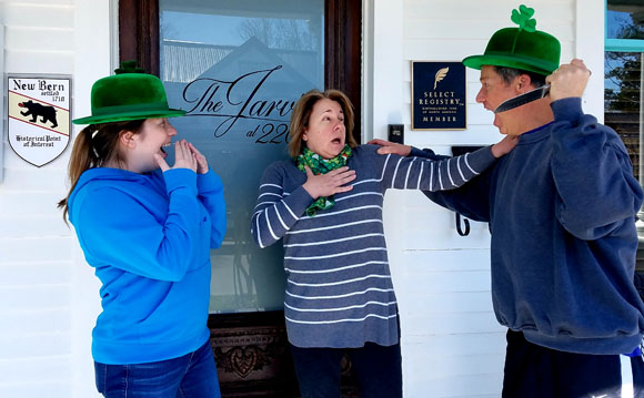 Meghan, Denise, and Michael Gleason