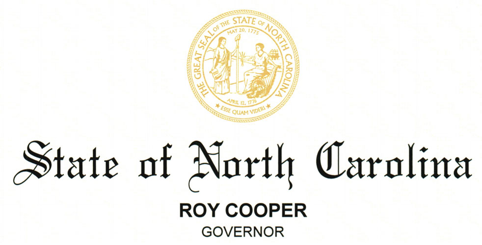 NC Roy Cooper Proclamation