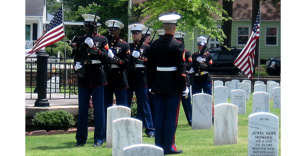 Past Photo from Memorial Day at New Bern National Cemetery