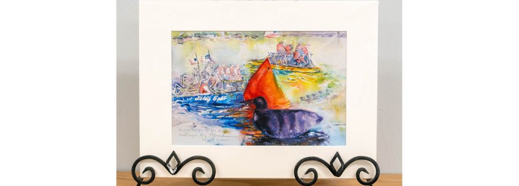 River Raft Race Print