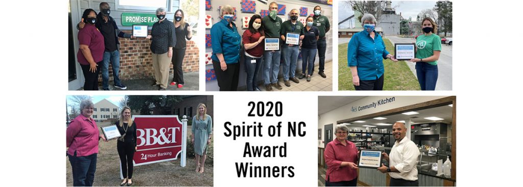 Spirit of NC Award Winners