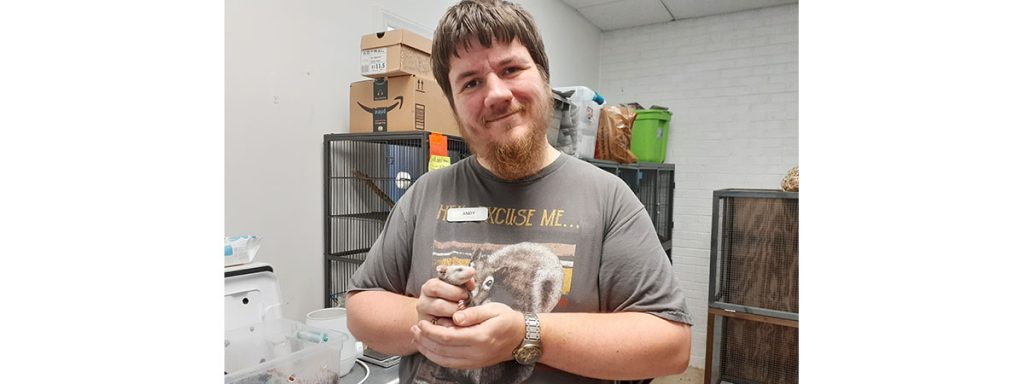 Andy at Outerbanks Wildlife Shelter