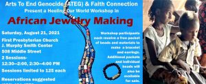 African Jewelry Making Workshop
