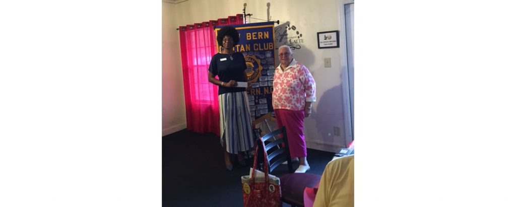 New Bern Civitan Club check presentation