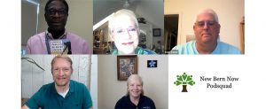 Picture of New Bern Now's Podsquad with special guests