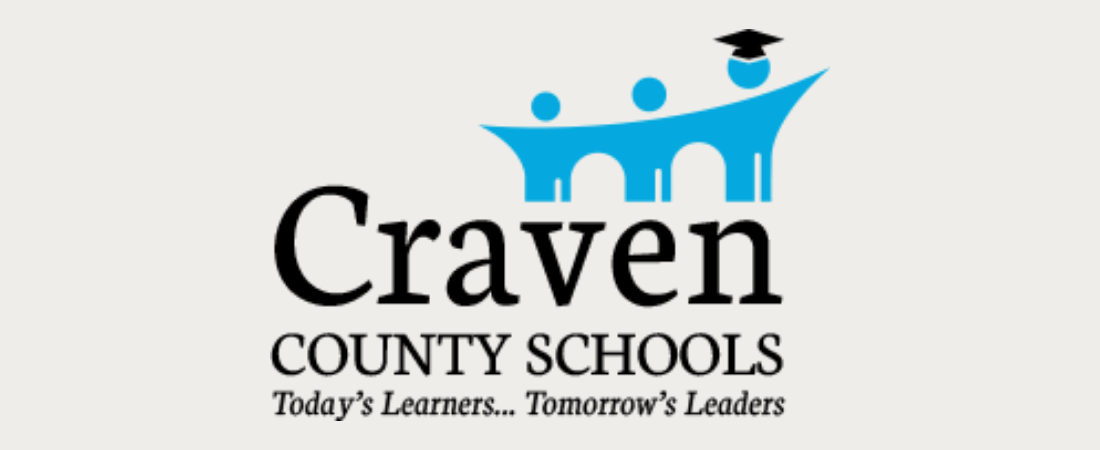 Craven County Schools - logo banner