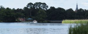 boating on lawson creek in new bern, nc