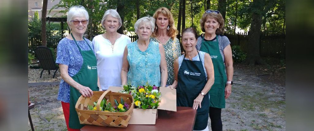 Trent Woods Garden Club delivers flowers to Bayview Nursing Home residents