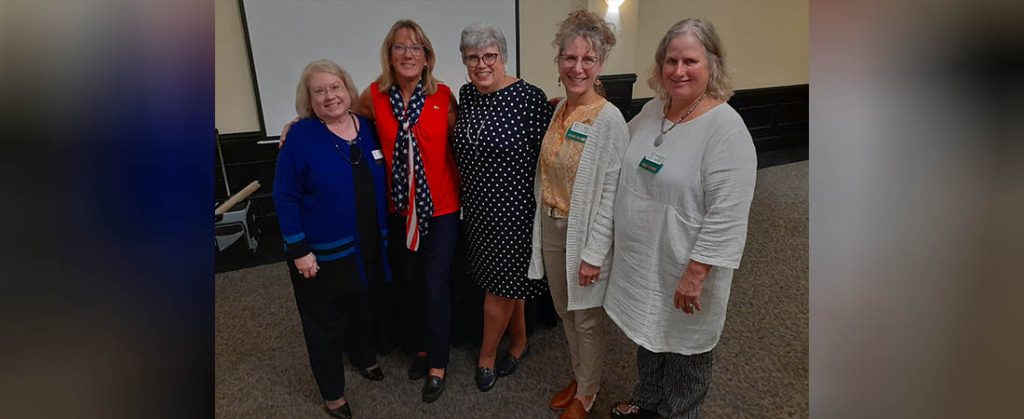 Coastal Women's Forum photo taken at their November dinner meeting