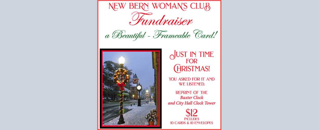 Card fundraiser for new bern woman's club