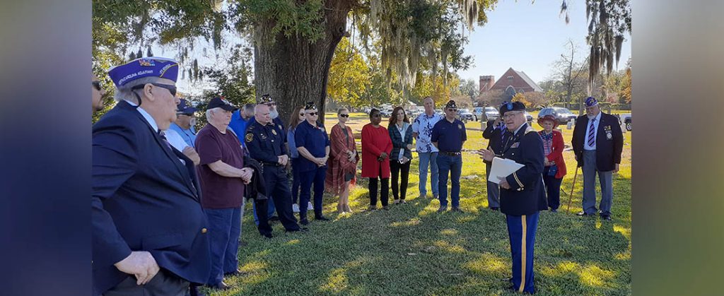 Veterans ceremony