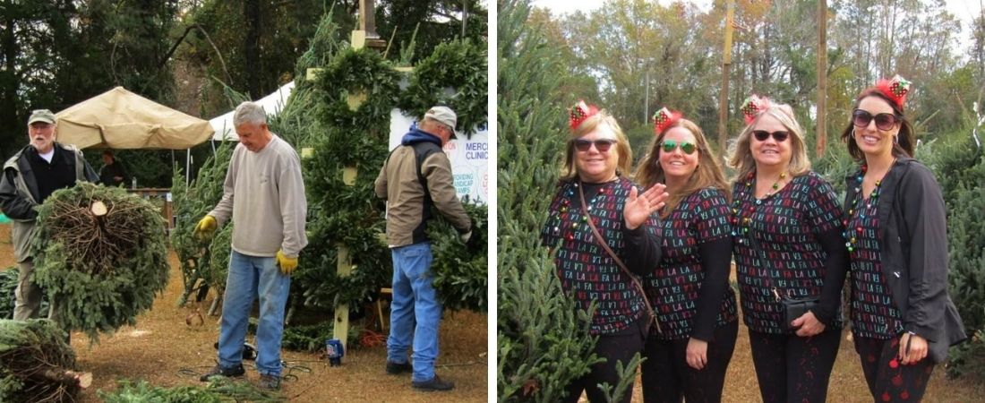 New Bern civitan elves and christmas tree cutters