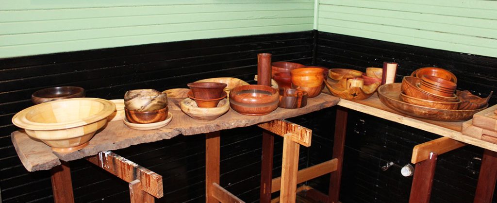 Wooden Bowls, Vases and Cutting Boards for Empty Bowls in New Bern NC