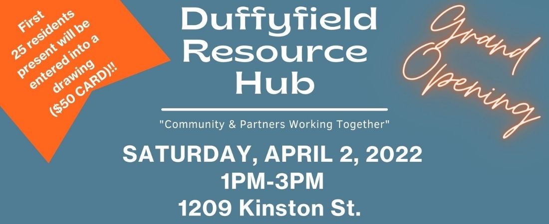 Greater Duffyfield Resource Hub banner