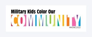 Military Kids Color our Community banner