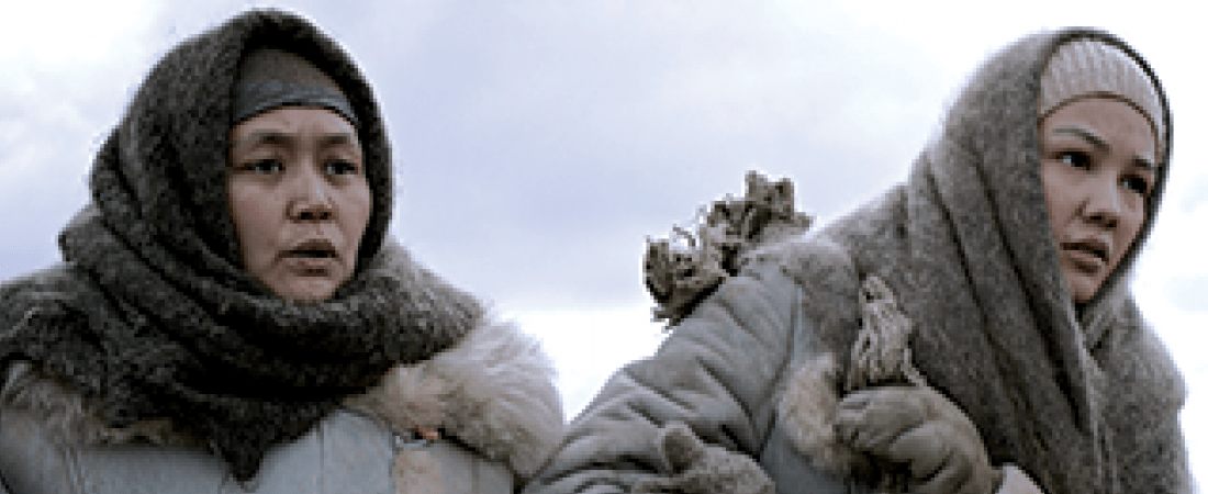 two sisters traveling on foot