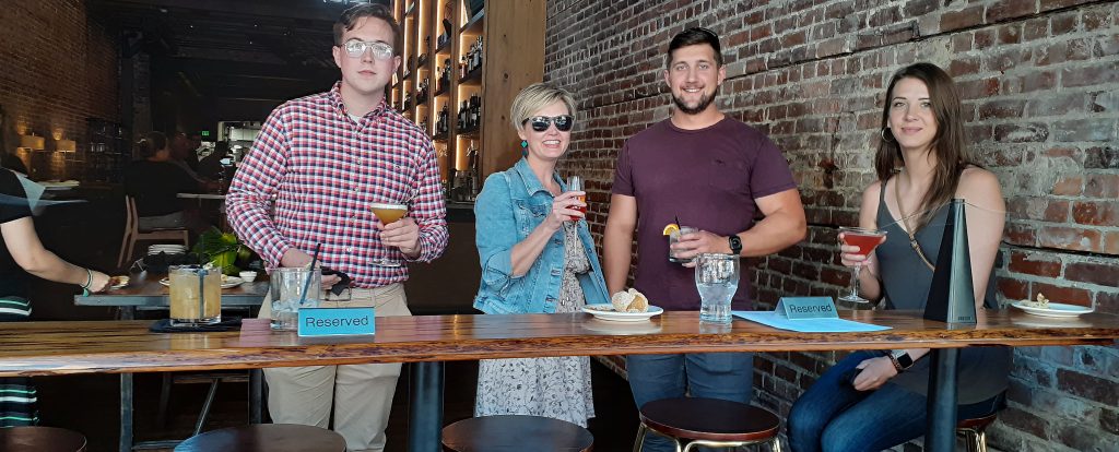 Dining at Cypress Hall on Middle Street in Downtown New Bern