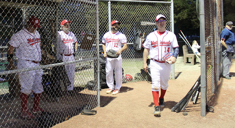 Nationals Team (East Carolina Amateur Baseball League) playing at Kafer Park