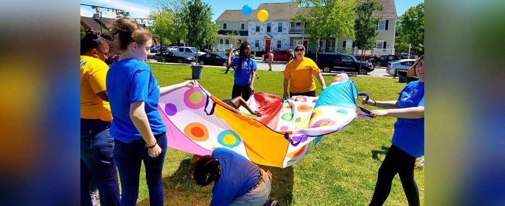 Photo of community event held in the Talbot's Lot in New Bern, NC