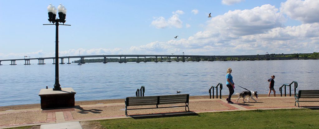 Walking at Union Point Park