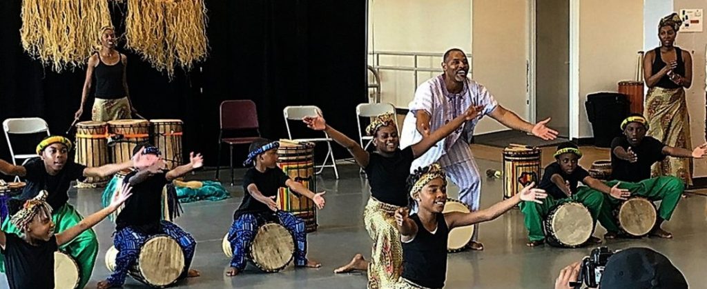 African Dance Workshop - children dancing