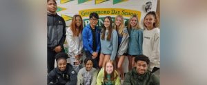 Greensboro Day School Students group photo