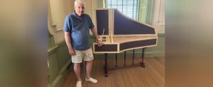 Ernest Miller donates handcrafted harpsichord to Tryon Palace