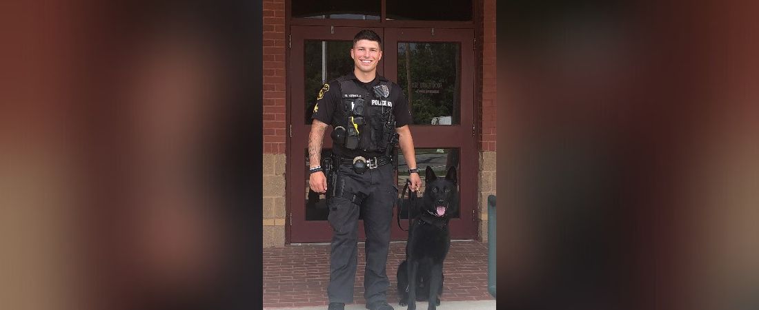 K9 Storm and handler