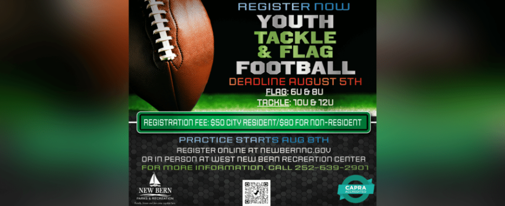 Youth football flyer