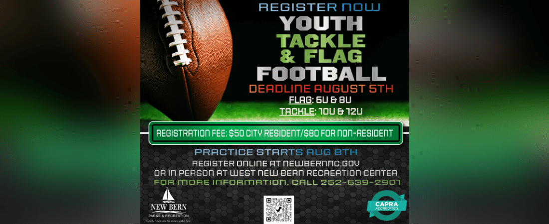 Youth football flyer