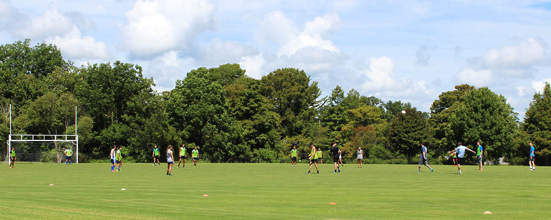 Playing Soccer at Lawson Creek Park in New Bern NC