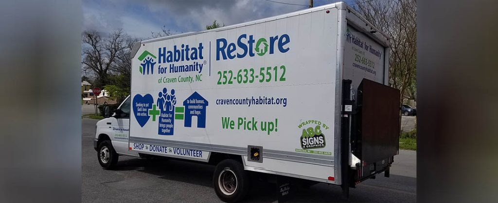 Craven Habitat for Humanity Restore Truck
