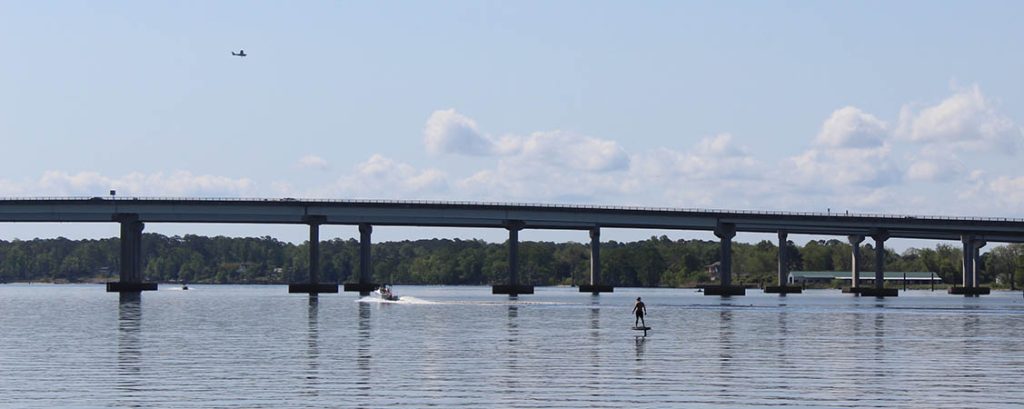 Watersports on the Neuse River in New Bern N.C. (Wendy Card)