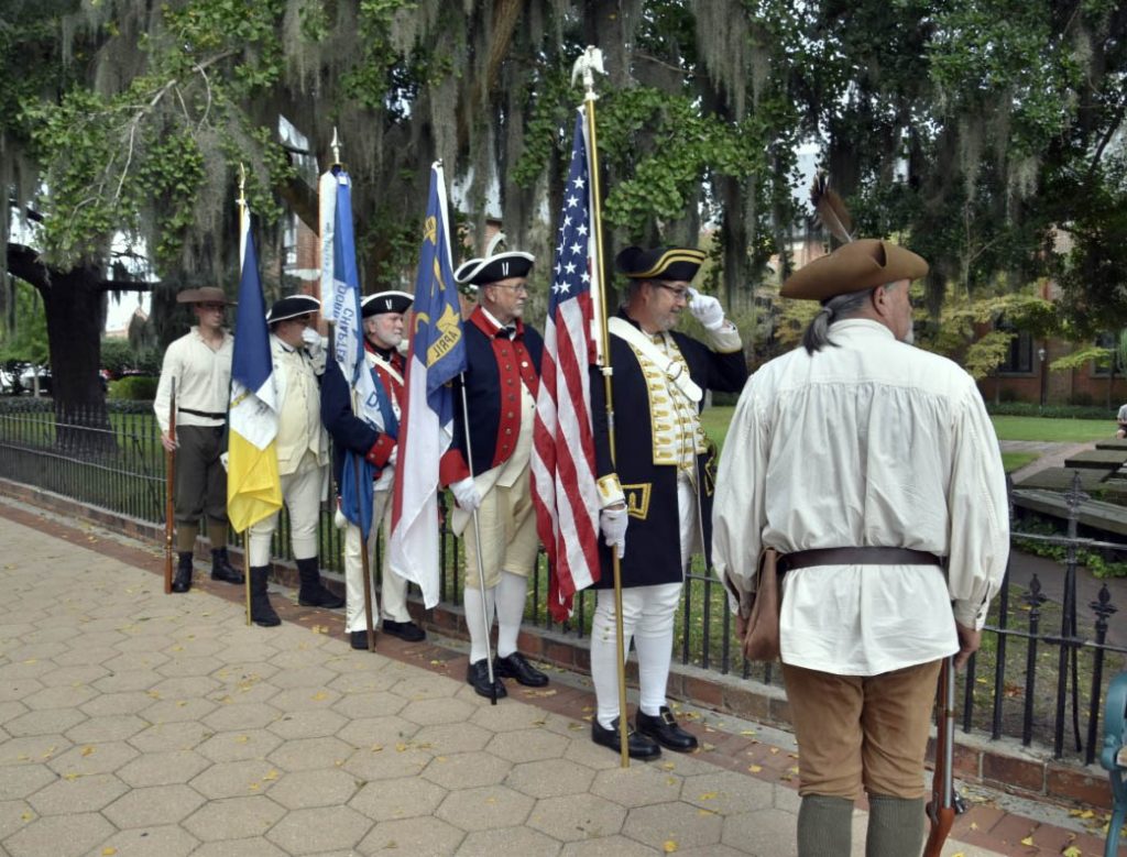 Sons of the American Revolution in Downtown New Bern NC