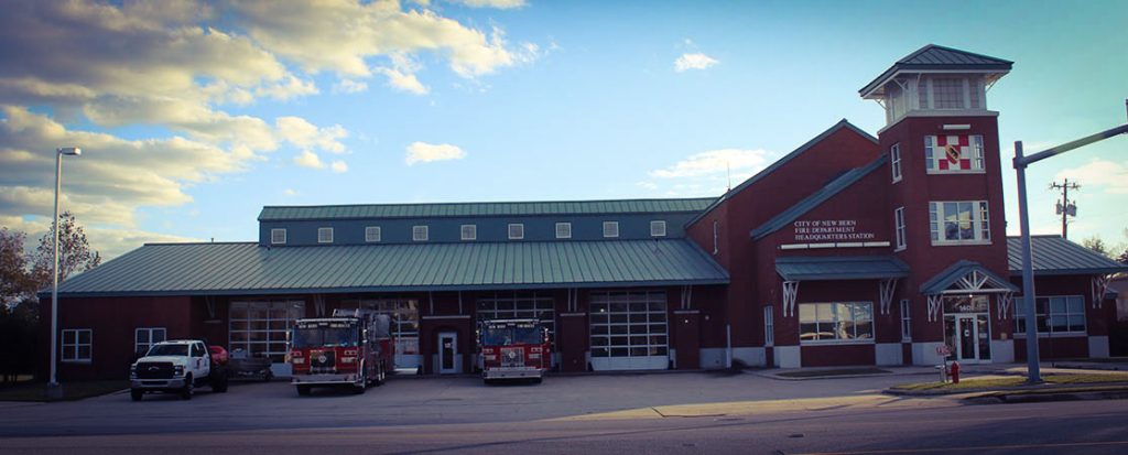 New Bern Fire-Resuce Headquarters Station (photo by Wendy Card)