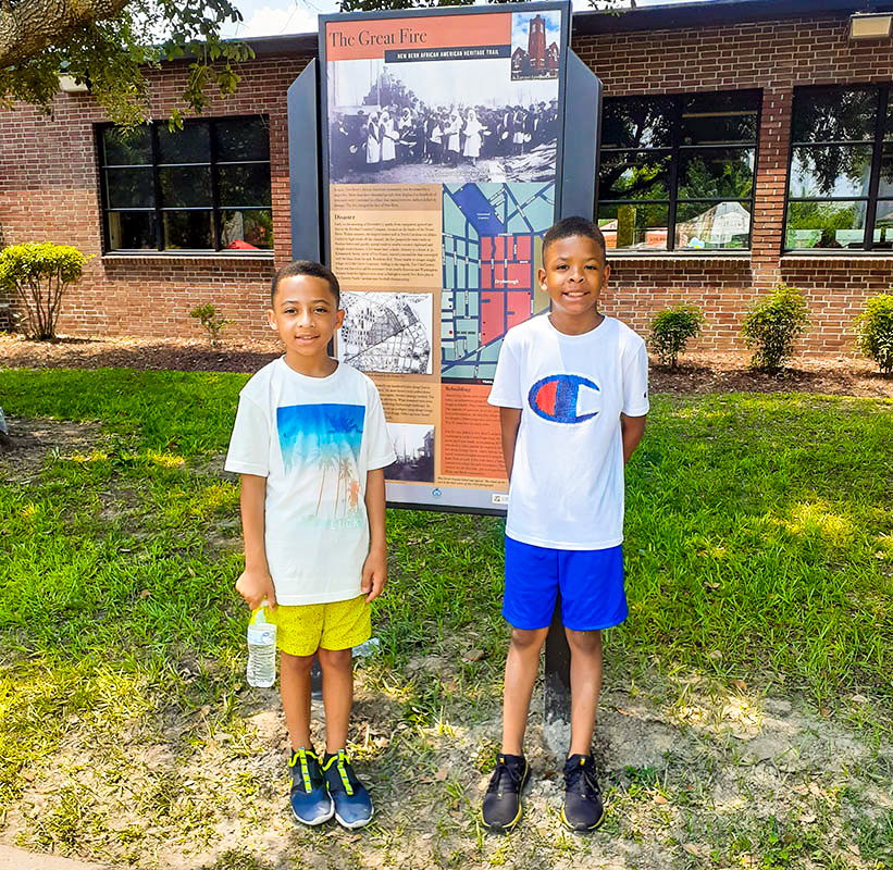 Great Fire of 1922 Signs of History African American Heritage Trail in New Bern NC