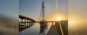 Tall Ship Huron Jewel arrives in Beaufort NC