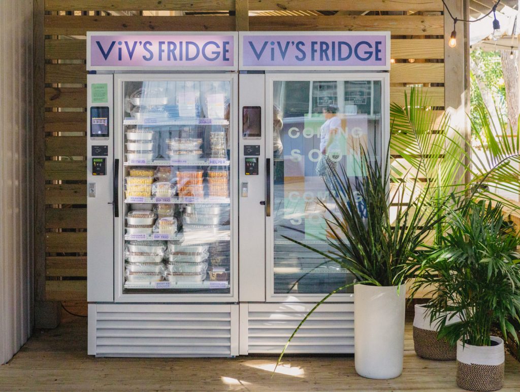 Prepared meals in "Viv's Fridge" will be available 24/7 in New Bern, NC