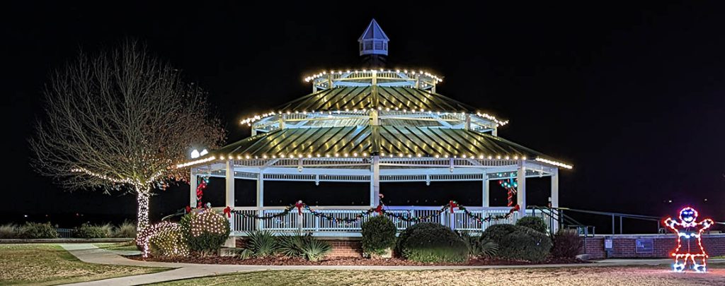 Gazebo at Union Point Park (photo by Elaine Rouse for New Bern Now)