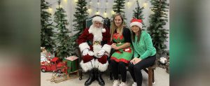 Santa with Elves inside the O.Marks Building in Downtown New Bern (photo from Berry Merry Christmas)
