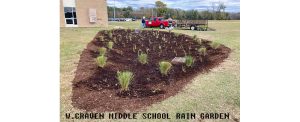 West Craven Middle School Rain Garden