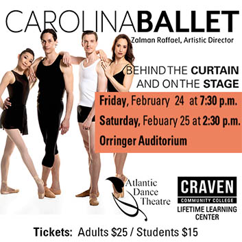 Carolina Ballet is coming to New Bern, NC