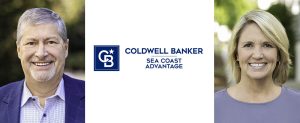 Pictured are CEO Tim Milam and President Denise Kinney, Coldwell Banker Sea Coast Advantage